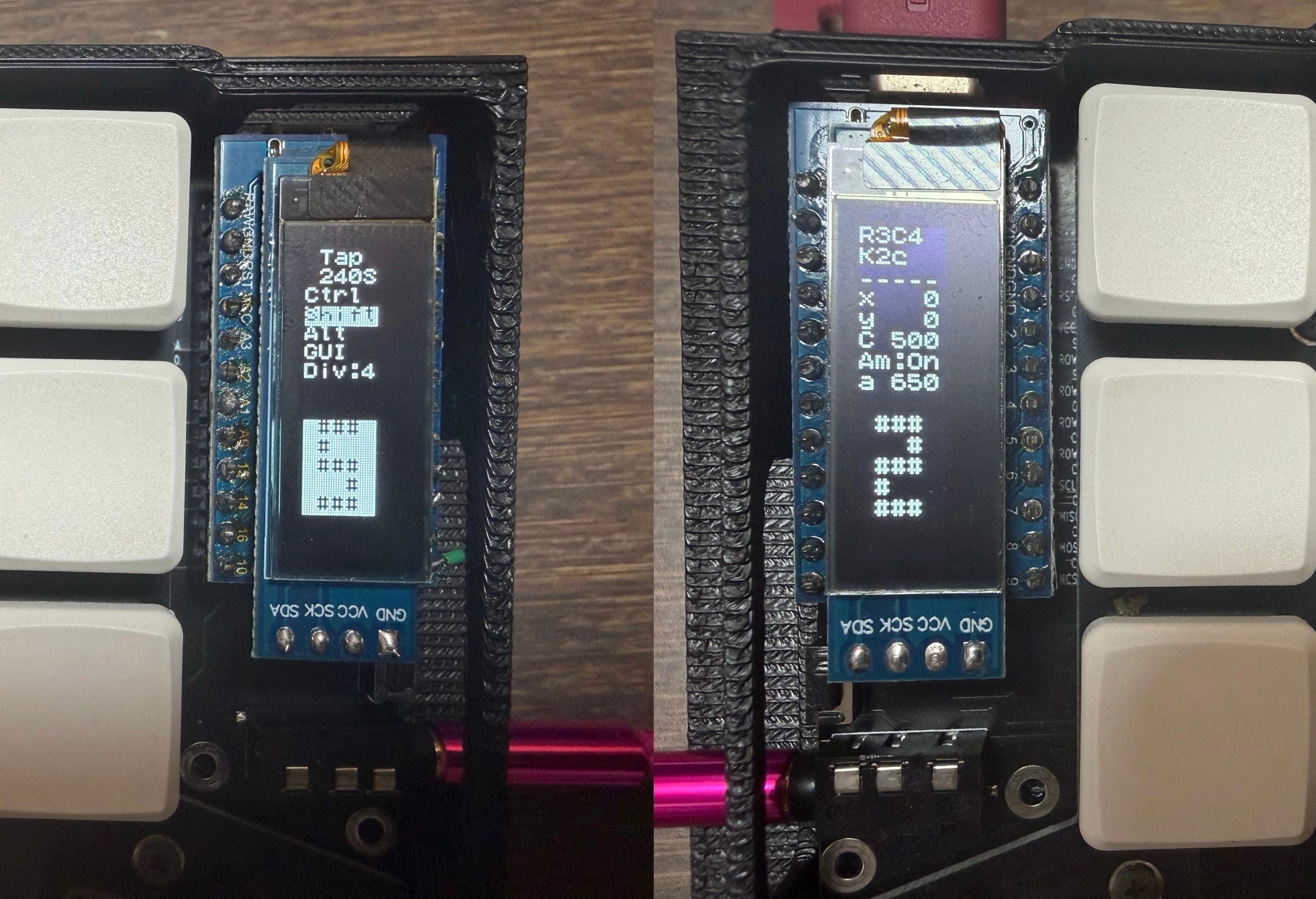 自作キーボードのOLEDに表示させたいこと - by 魚住惇 - こだわり