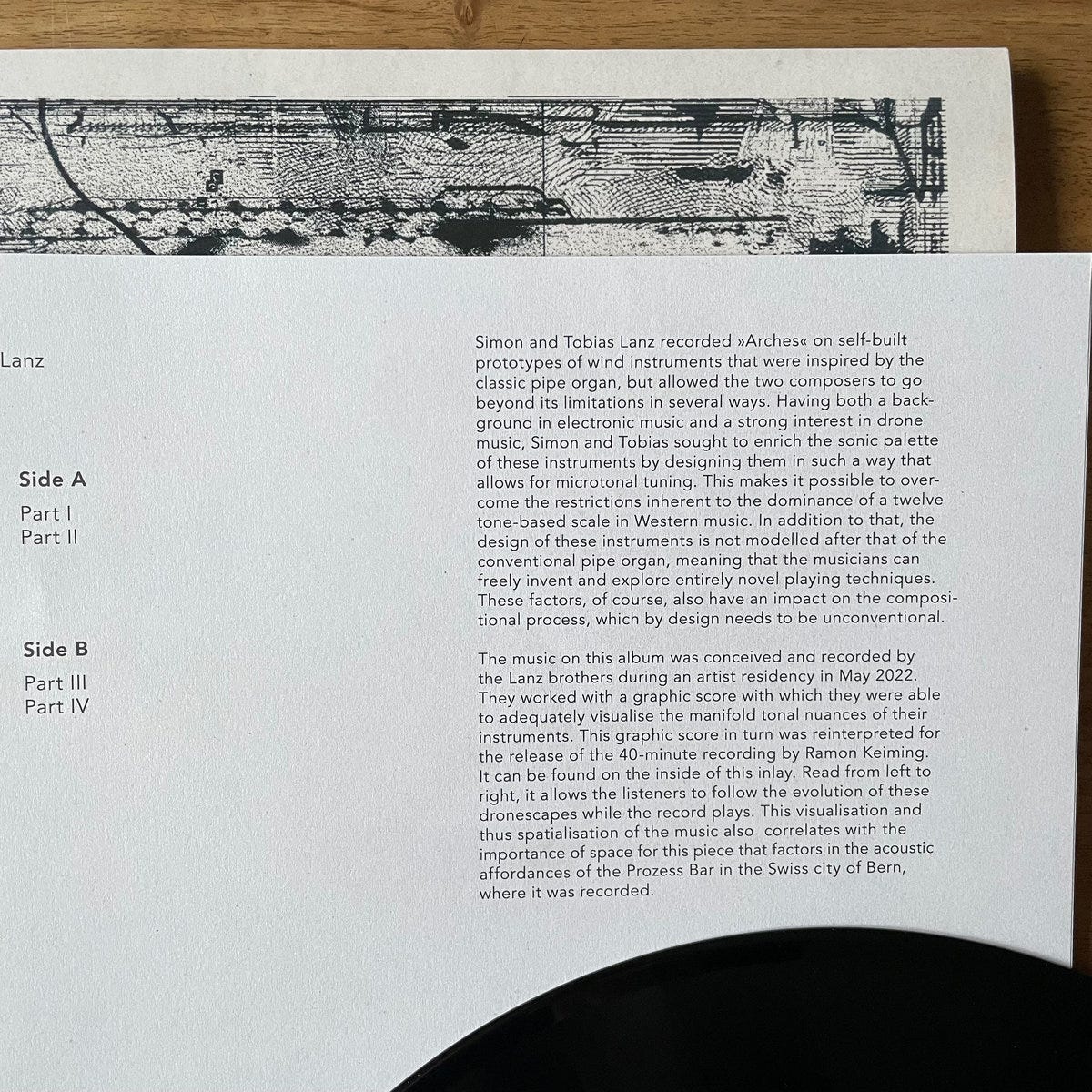 Simon Lanz & Tobias Lanz, SIMON LANZ & TOBIAS LANZ – Arches, (Limited Vinyl and 4-Page Booklet, Digital album), HG2306, Hallow Ground, 2024