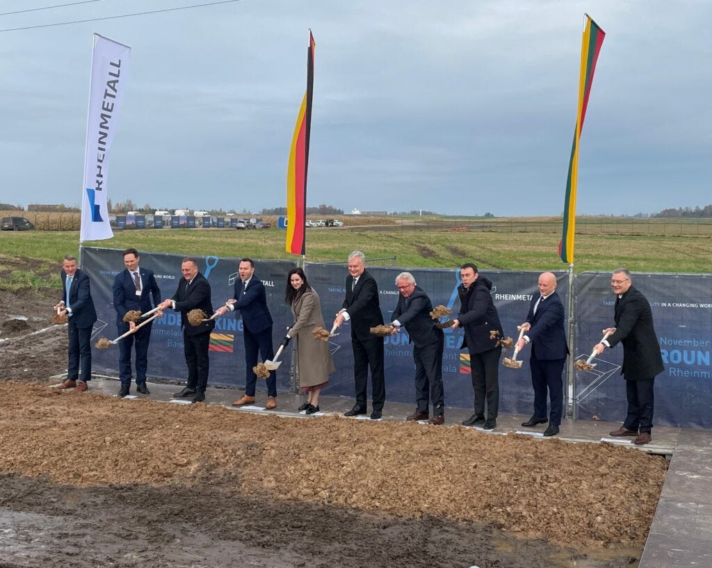 Rheinmetall holds groundbreaking ceremony for Lithuanian 155 mm ammunition  plant - European Security & Defence