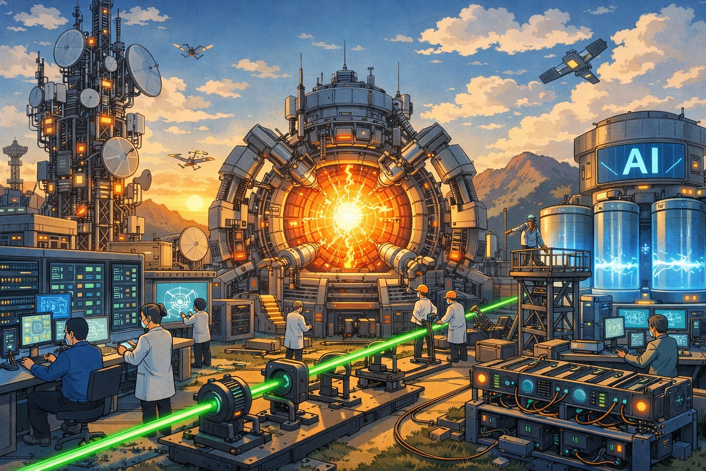 AI industrial fusion