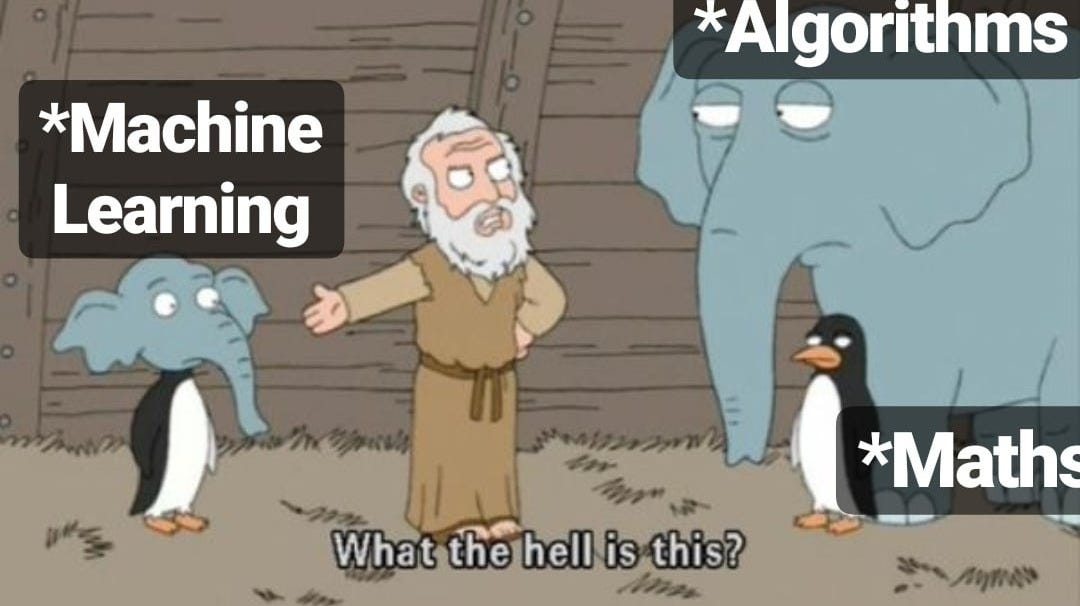 ML = Maths + Algo : r/ProgrammerHumor