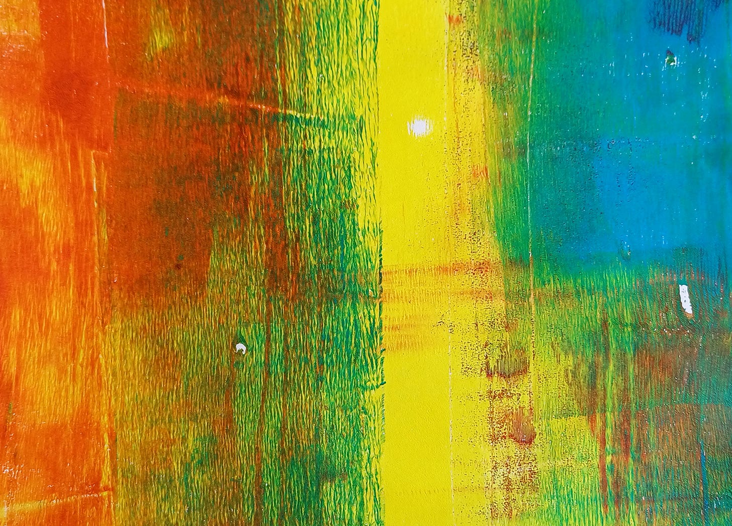 complemetary colours intermingling