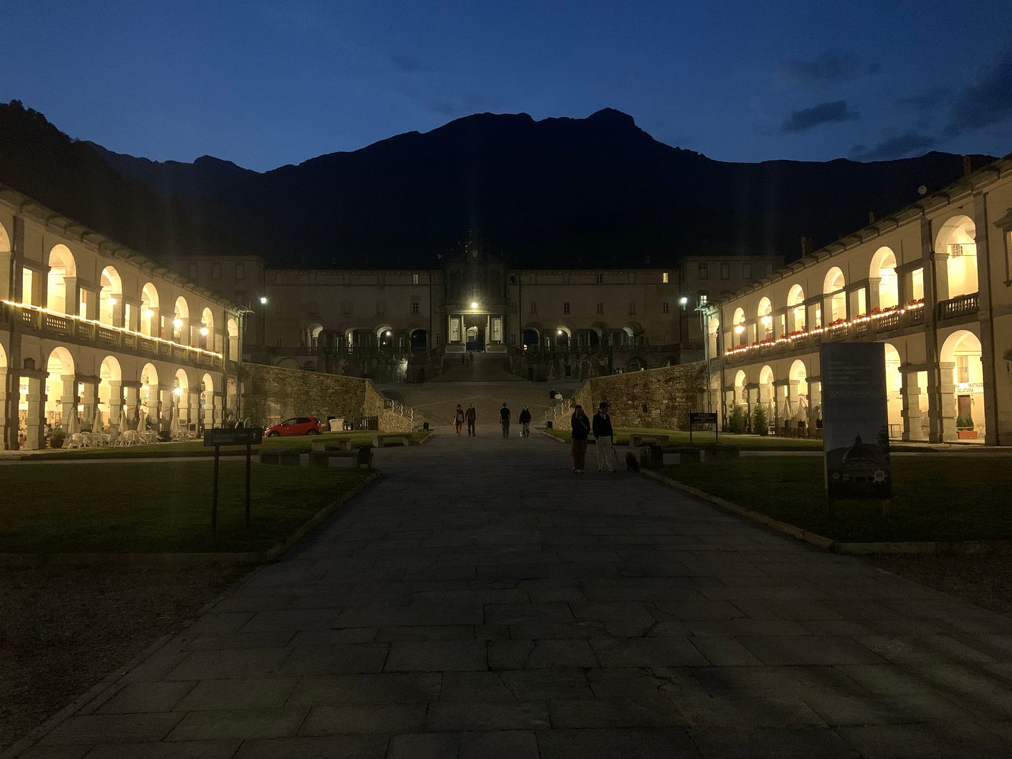 Ever wonder where everyone goes after dark in a quiet Italian town? The answer might surprise you (and scare you a little). Hope, you will enjoy my photos, too.