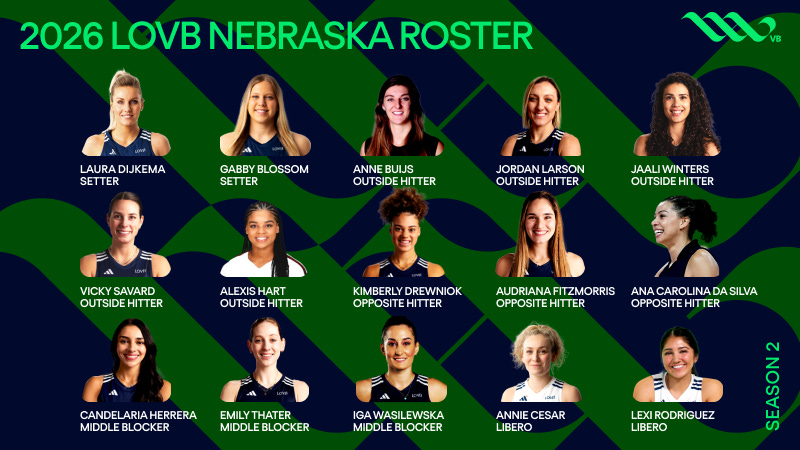 LOVB Nebraska unveils 2026 roster - by Lincoln Arneal