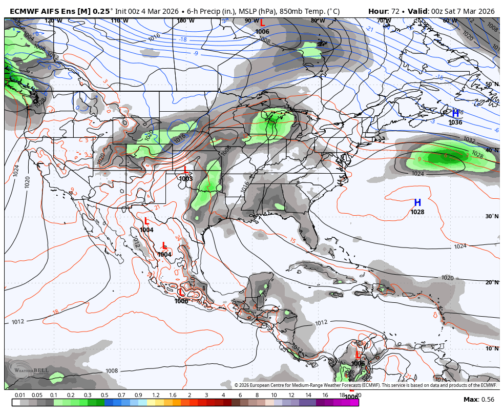 Mild temperatures for Wednesday - Pine Tree Weather