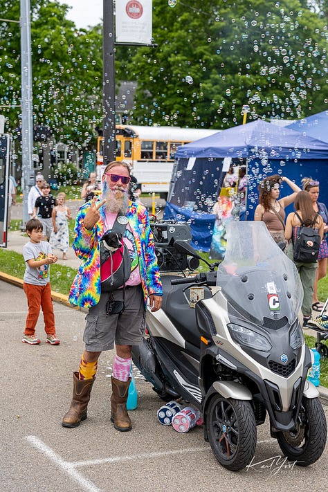 Scenes from the Spring Street Fair in Yellow Springs, 2024