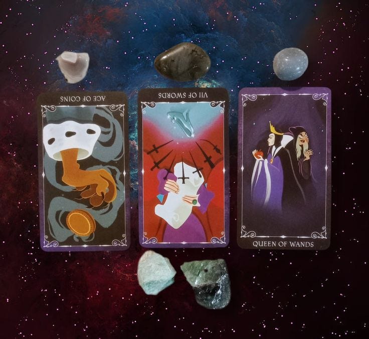 A Message from the Universe ~ Congratulations, You've Levelled Up!, Disney Villains Cards
