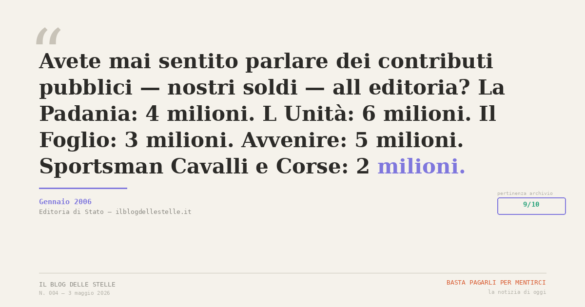 Editoria di Stato.