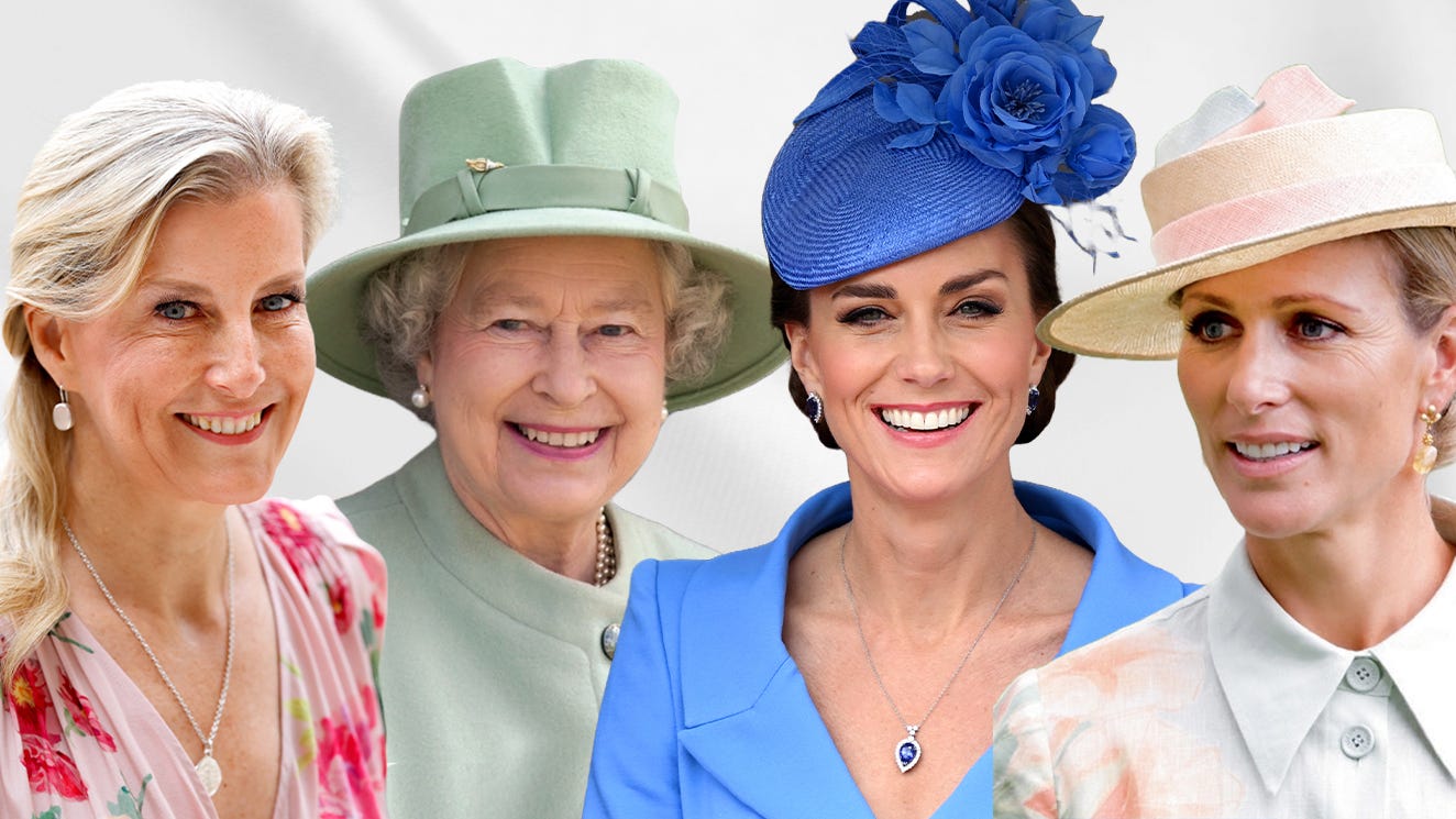 Duchess Sophie, Queen Elizabeth II, Princess Kate and Zara Tindall