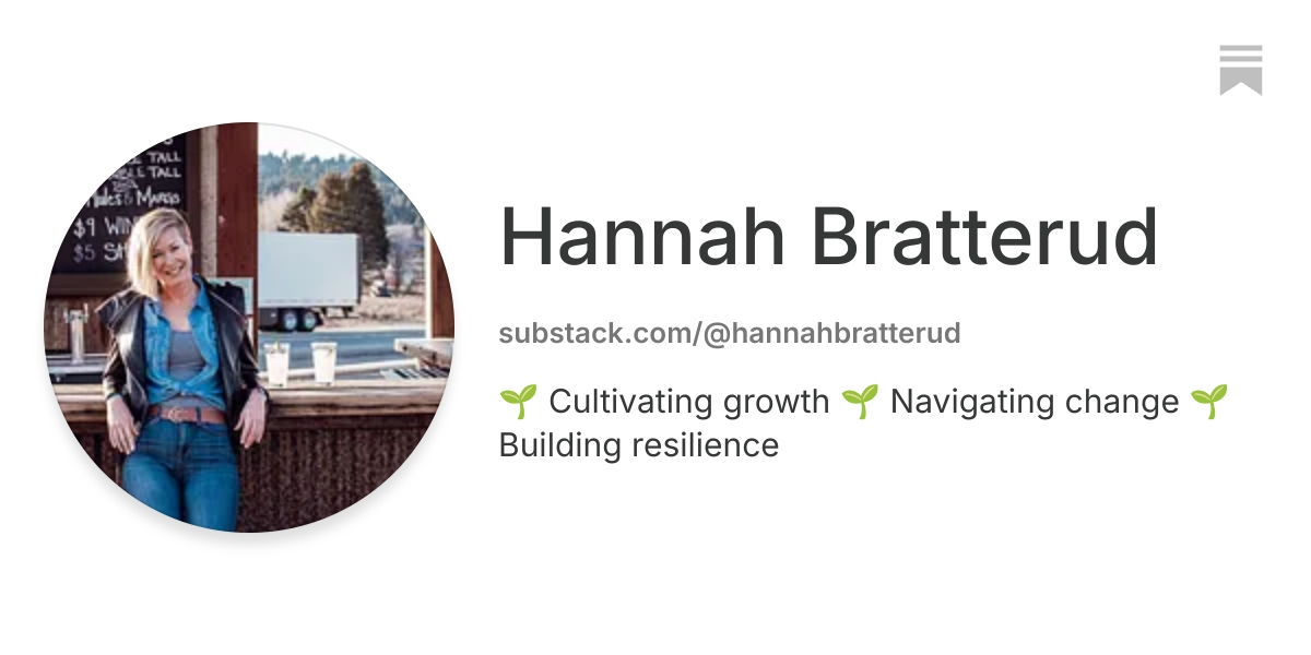 Hannah Bratterud | Substack