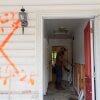 Volunteers help clean up a house after flooding in Kerrville, Texas. 
