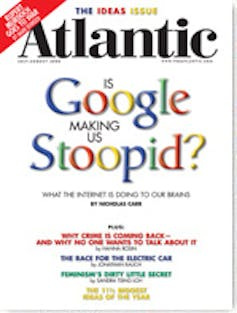 A cover of The Atlantic magazine from 2008. A cover of The Atlantic magazine from 2008.