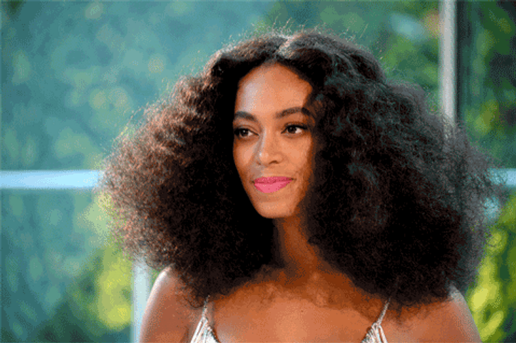 Beautiful Black Girl Hair Flip GIF | GIFDB.com
