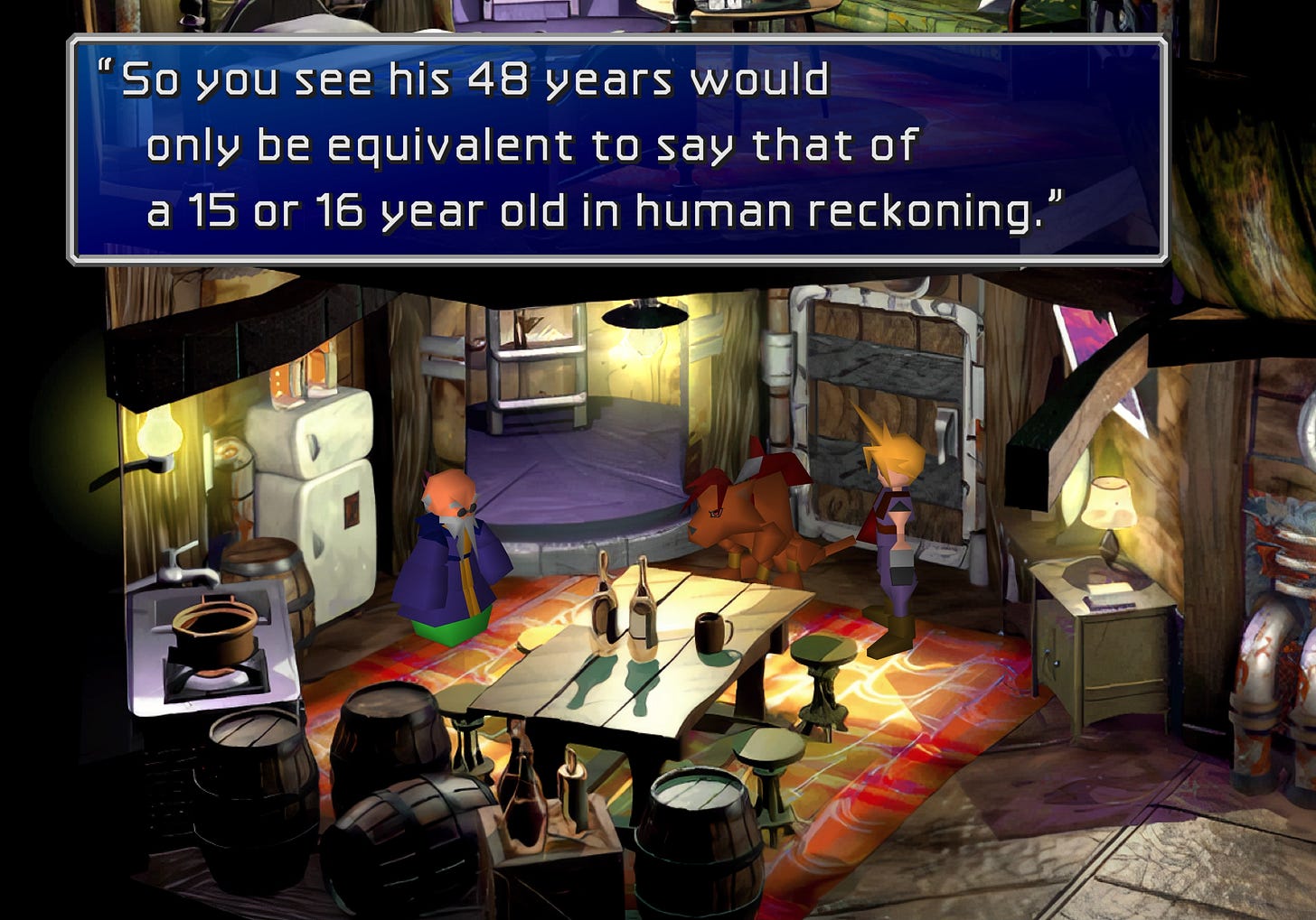 Bugenhagen: “So you see his 48 years would only be equivalent to say that of a 15 or 16 year old in human reckoning.“ Bugenhagen: “So you see his 48 years would only be equivalent to say that of a 15 or 16 year old in human reckoning.“