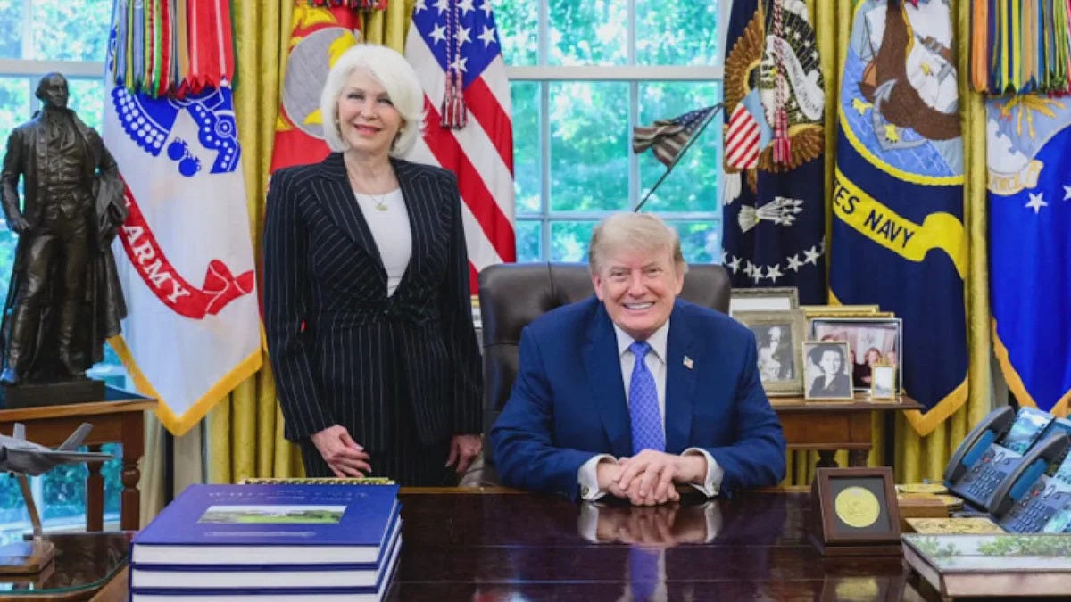 Tina Peters visits the Oval Office Tina Peters visits the Oval Office