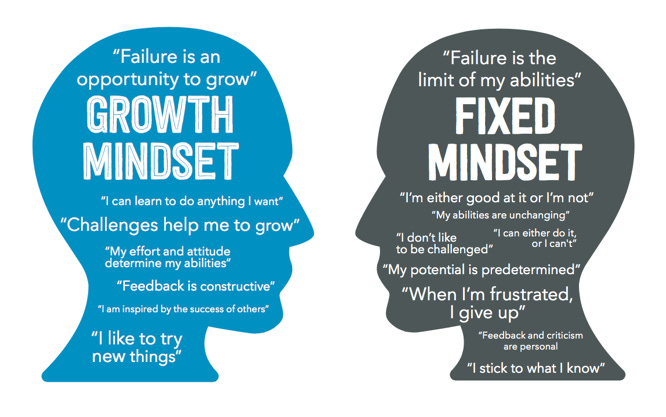 Growth Mindset vs Fixed Mindset – Which one are you? - Intelligent Training Solutions Growth Mindset vs Fixed Mindset – Which one are you? - Intelligent Training Solutions