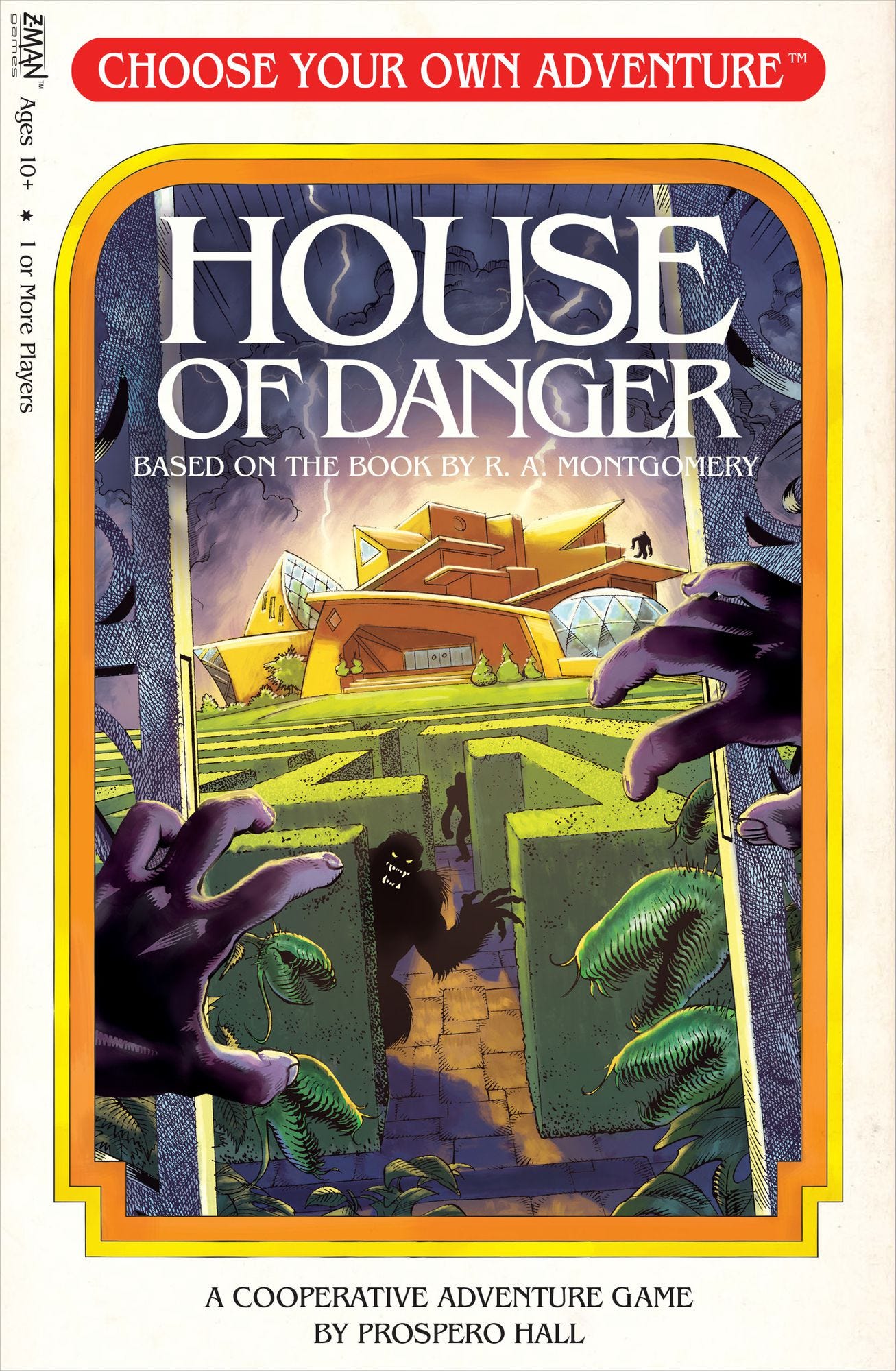 Cover of Choose Your Own Adventure Book House of Danger title