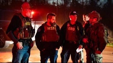 The operation involved agents from multiple federal, state, and local law enforcement agencies over seven days.