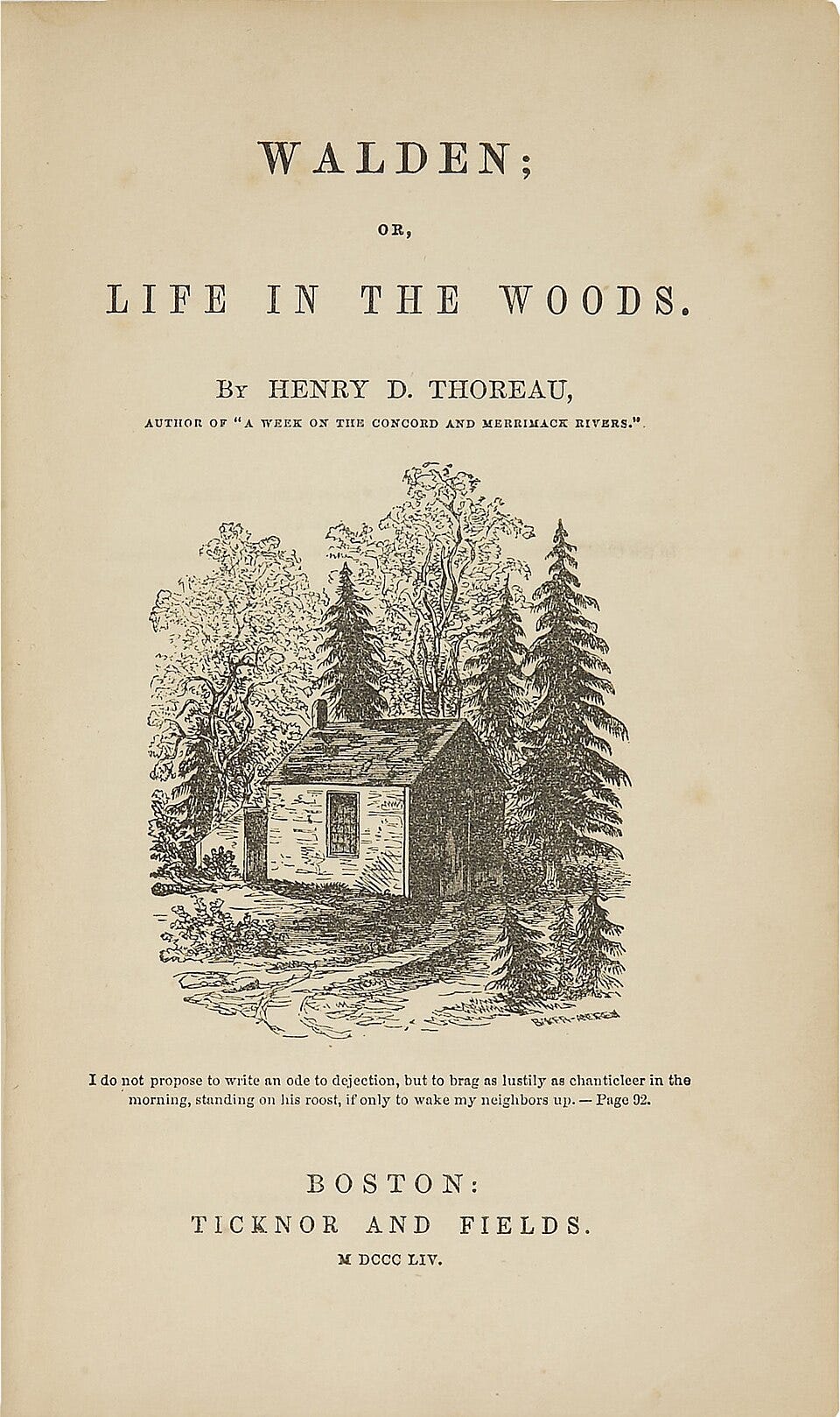 Walden, Life in the Woods Walden, Life in the Woods