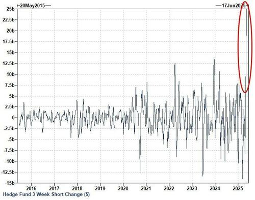 Hedge fund short ratio