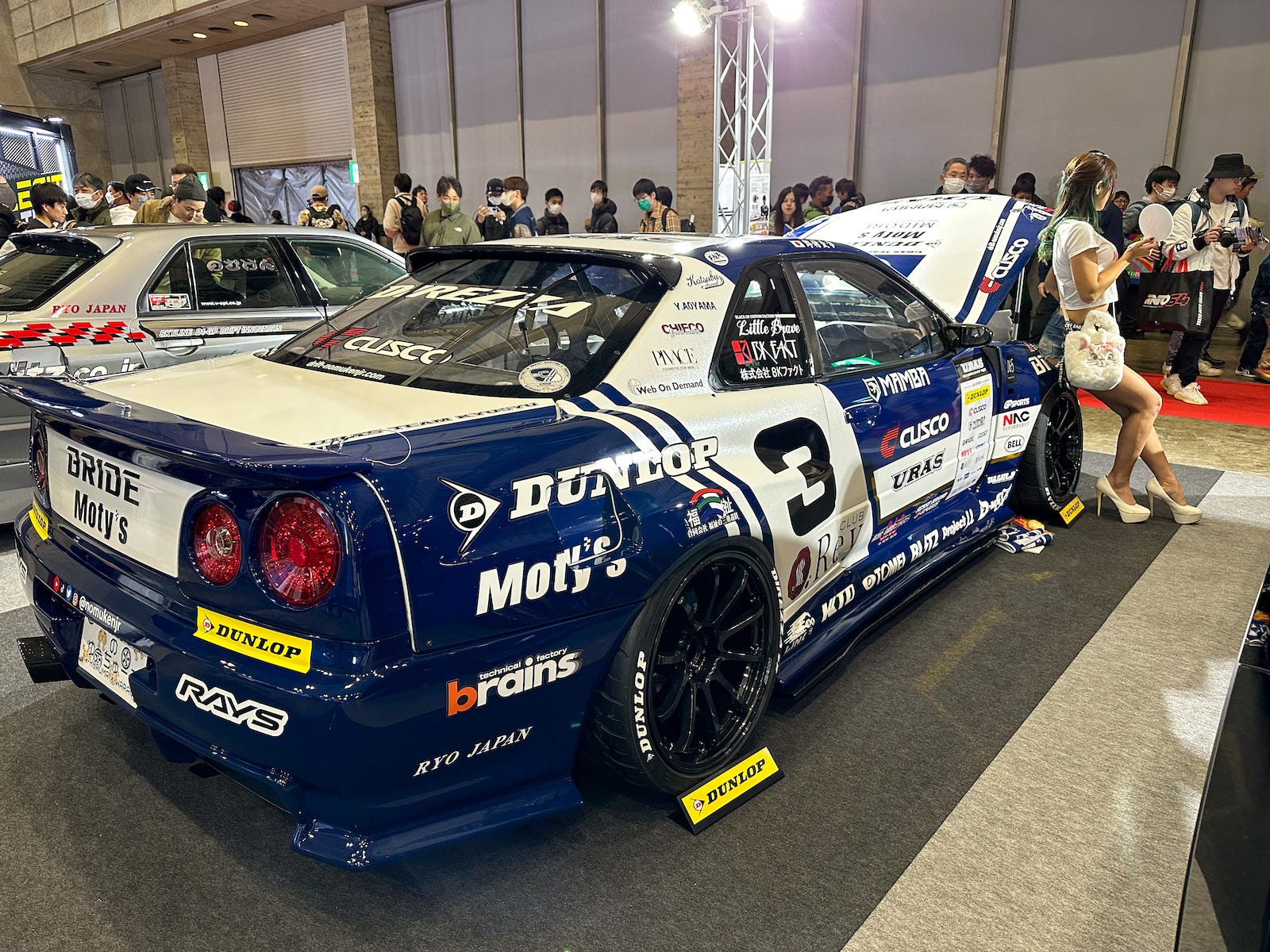 TOKYO AUTO SALON限定 R34 GT-R Z-tune 1/18 OTTO Nissan Skyline GT-R GTR Nismo Z-Tune (R34) (Purple