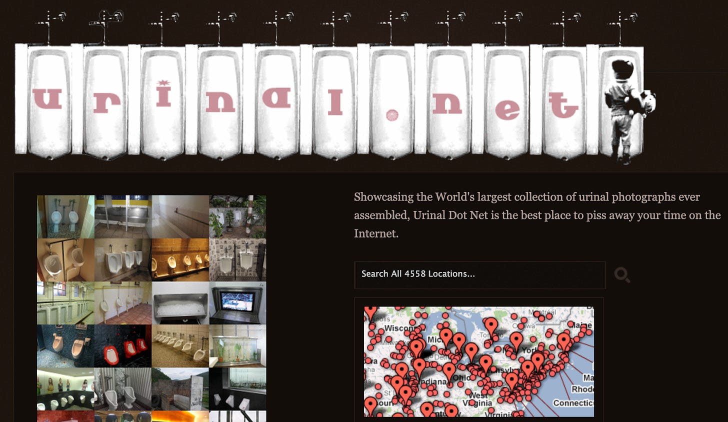 Screenshot from urinal.net Screenshot from urinal.net