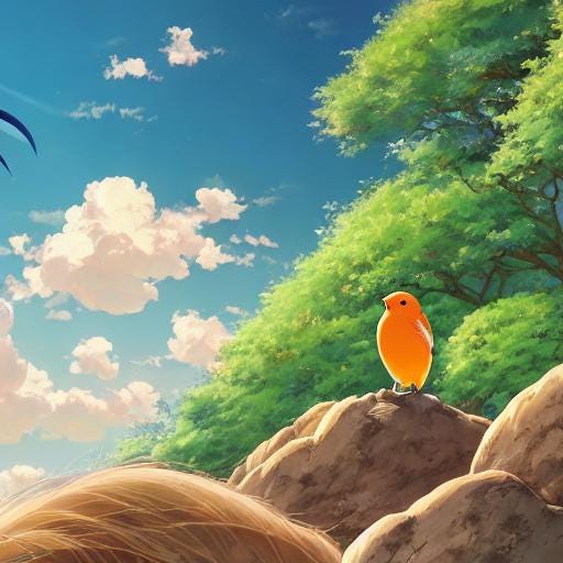a love bird canary