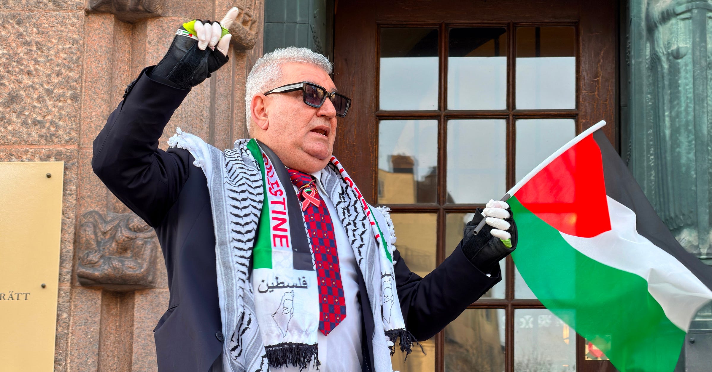 Palestinaaktivisten Gholamreza Harati Palestinaaktivisten Gholamreza Harati