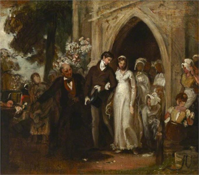 The Village Wedding, Watley Abbey, 1868 - George Hemming Mason