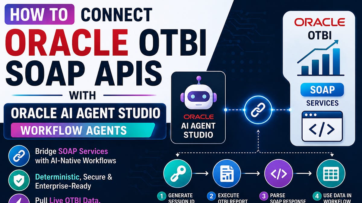 Oracle AI Agent Studio + OTBI SOAP APIs: The Missing Integration Pattern