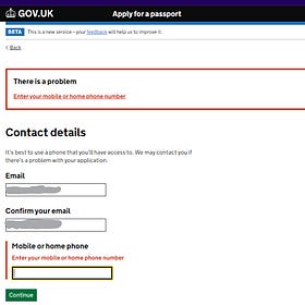 UK Passport Office Data Harvesting