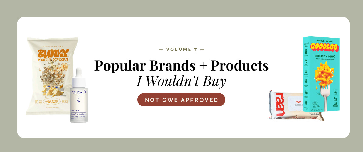 The Popular Brands + Products We Don't Buy and What We Use Instead (October Edition)