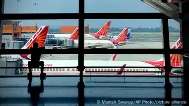 Air India planes parked at the Indira Ghandi Airport in New Delhi, India. Air India planes parked at the Indira Ghandi Airport in New Delhi, India.