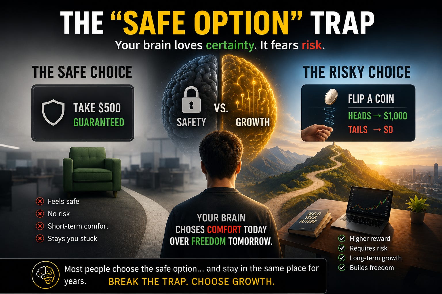 Safe Options Why Your Brain Is Secretly Stopping You From Getting Rich