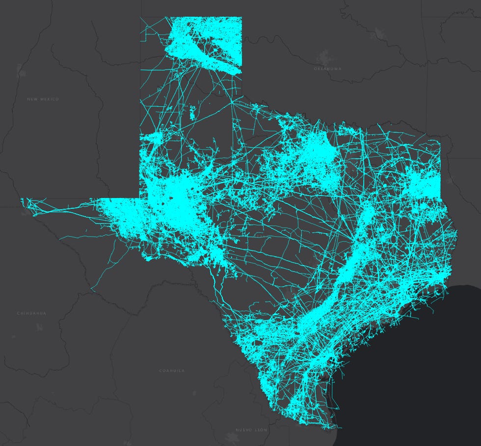 Tx Rcc Map The surprising transparency hidden inside the US oil and gas machine