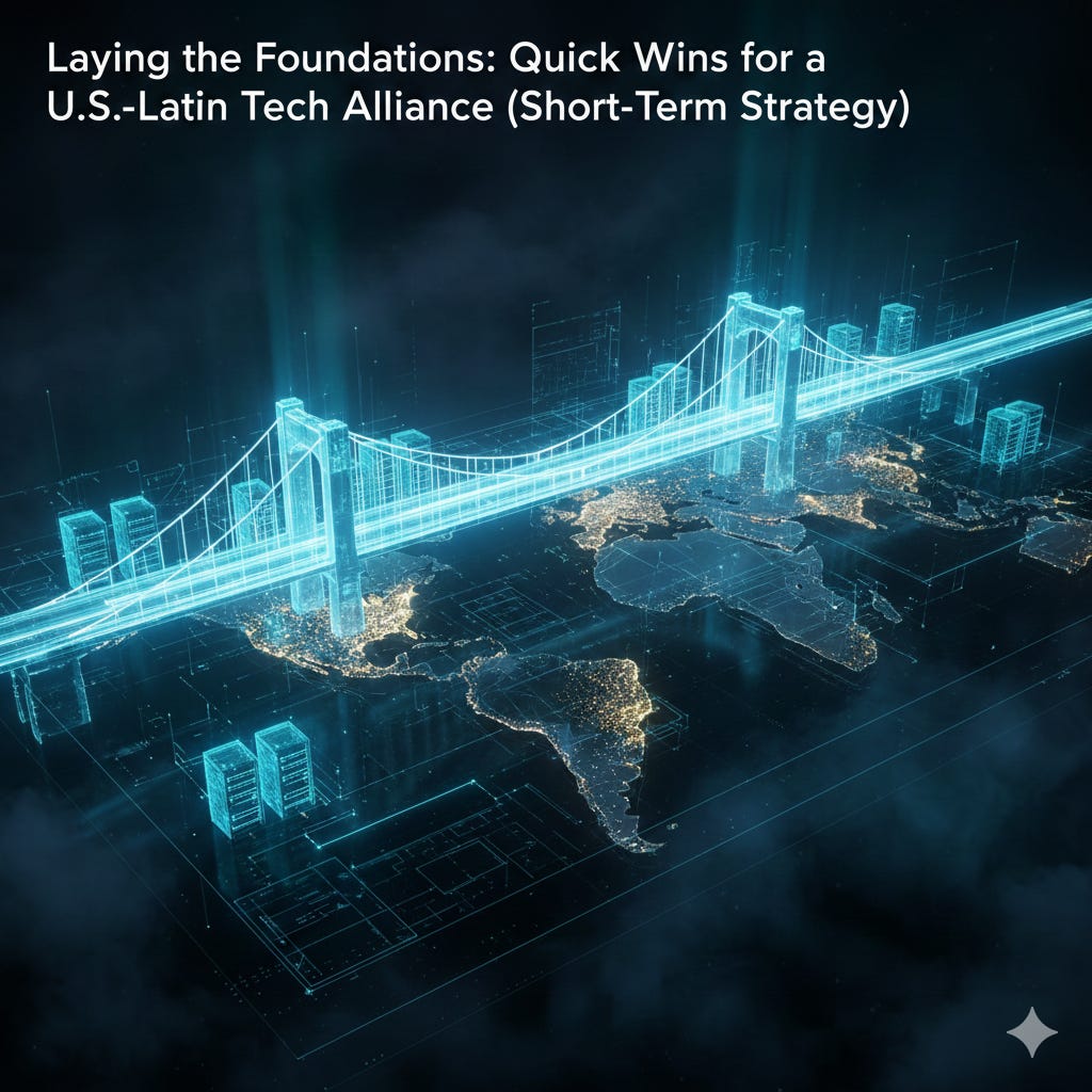 Laying the Foundations: Quick Wins for a U.S.-Latin Tech Alliance (Short-Term Strategy)