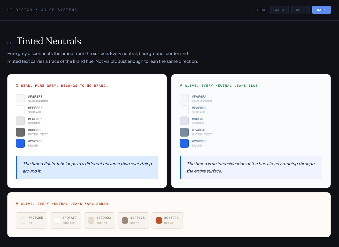 The One Color Decision That Makes a UI Look Expensive