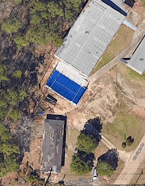 Pictures of padel court at Columbia Racquet Club in South Carolina