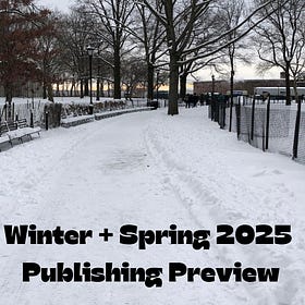 Winter + Spring 2025 Publishing Preview