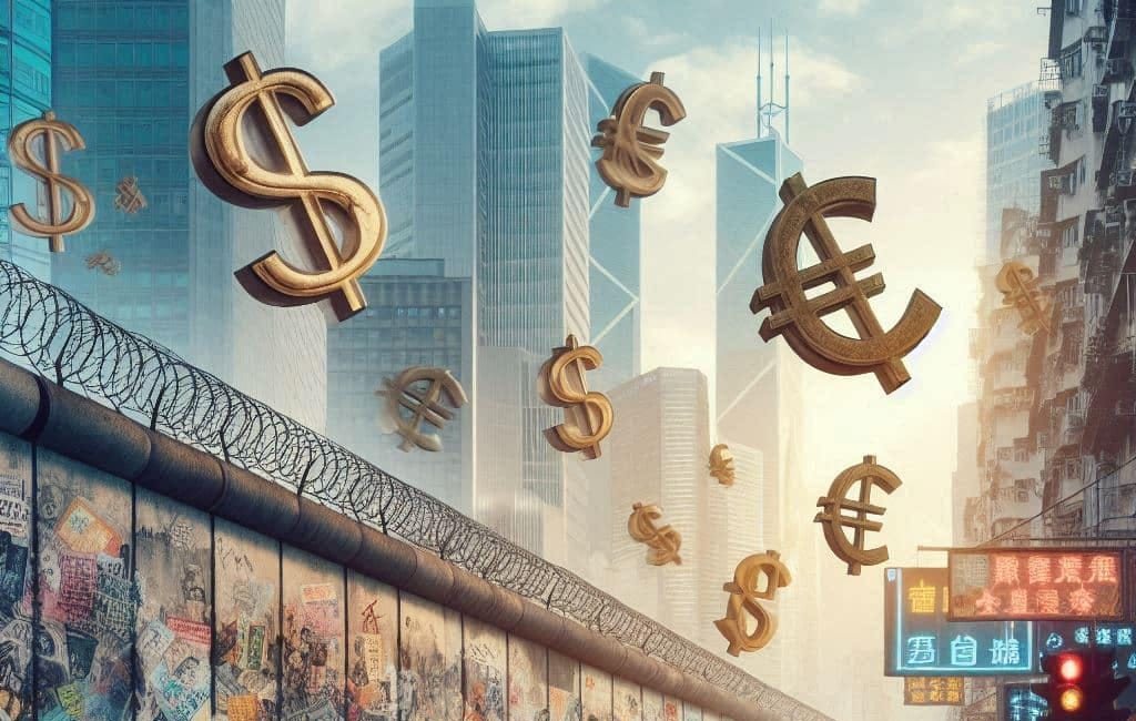 Hong Kong's financial Berlin Wall 