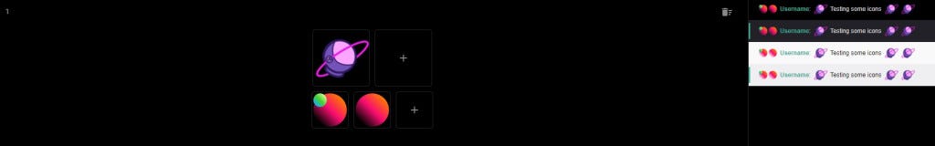 Screenshot of Emote Inspect in use