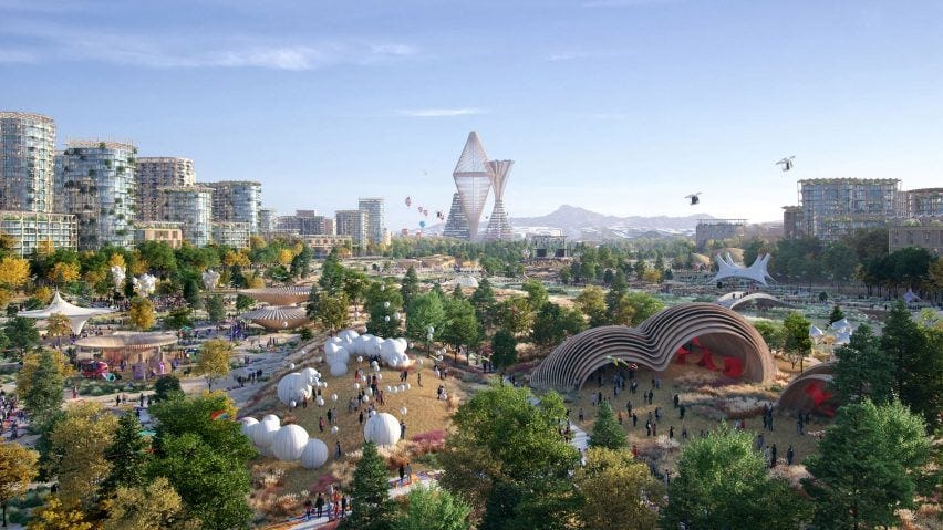 A transit hub by BIG