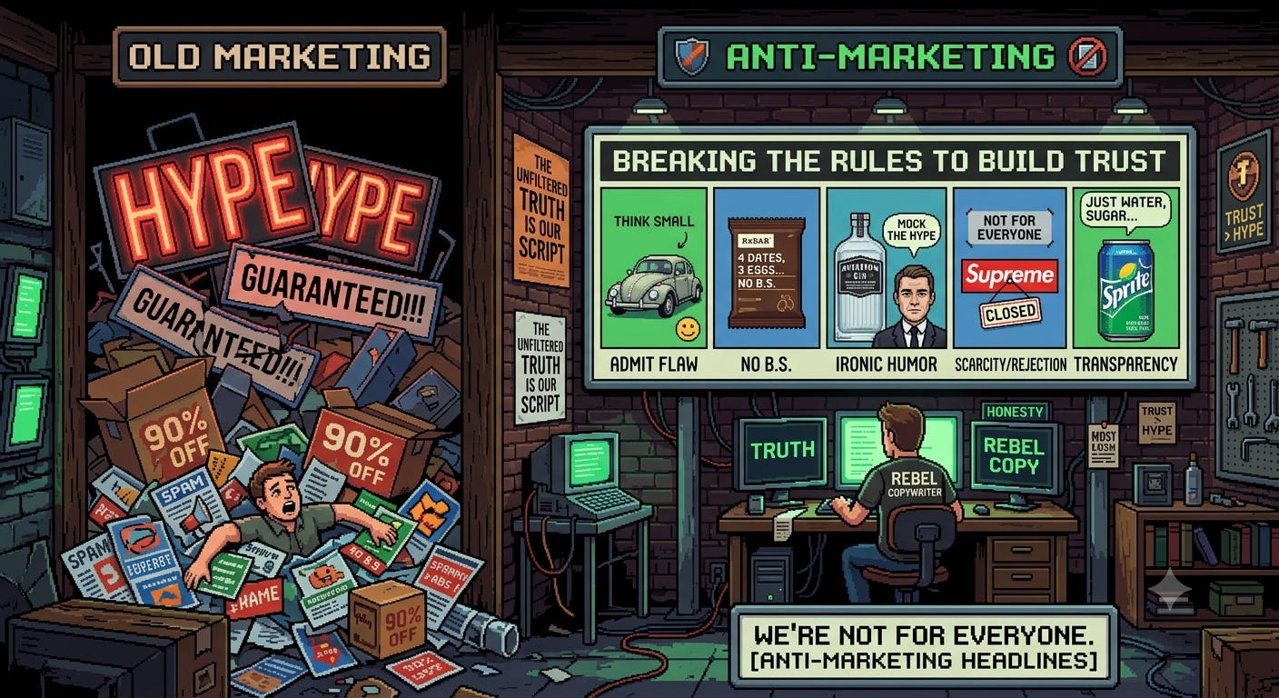 The Anti-Marketing Approach to Absolute Audience Accuracy