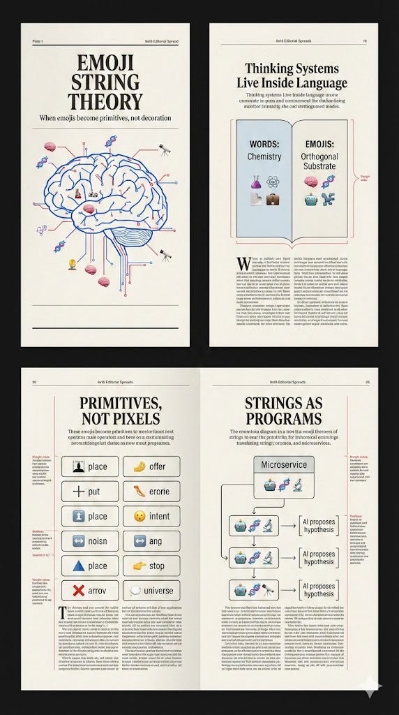 Emoji String Theory — a manifesto (GPT-4, Apr 2025 — inspired by D. Amodei)