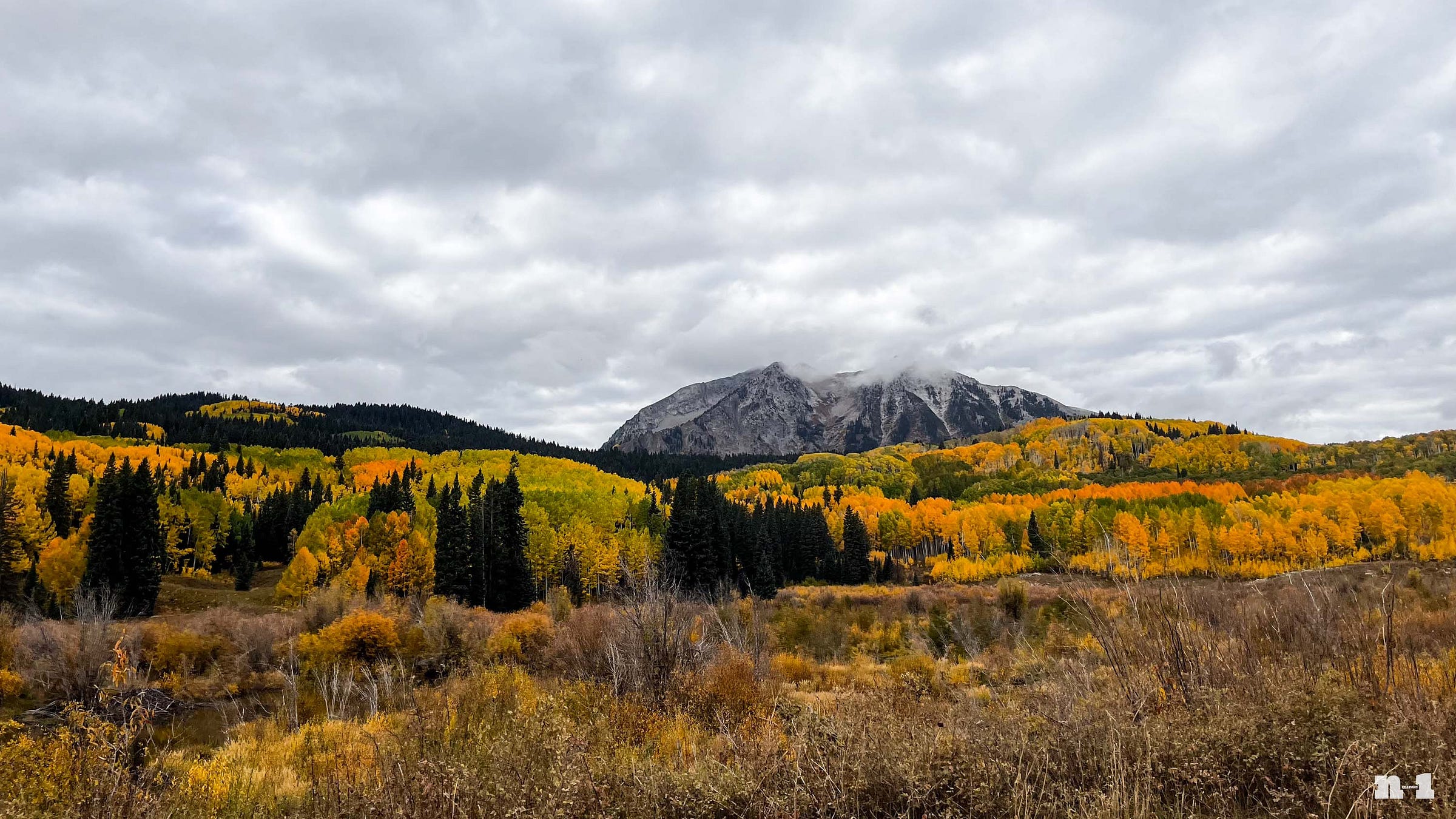 Crested Butte changing colors