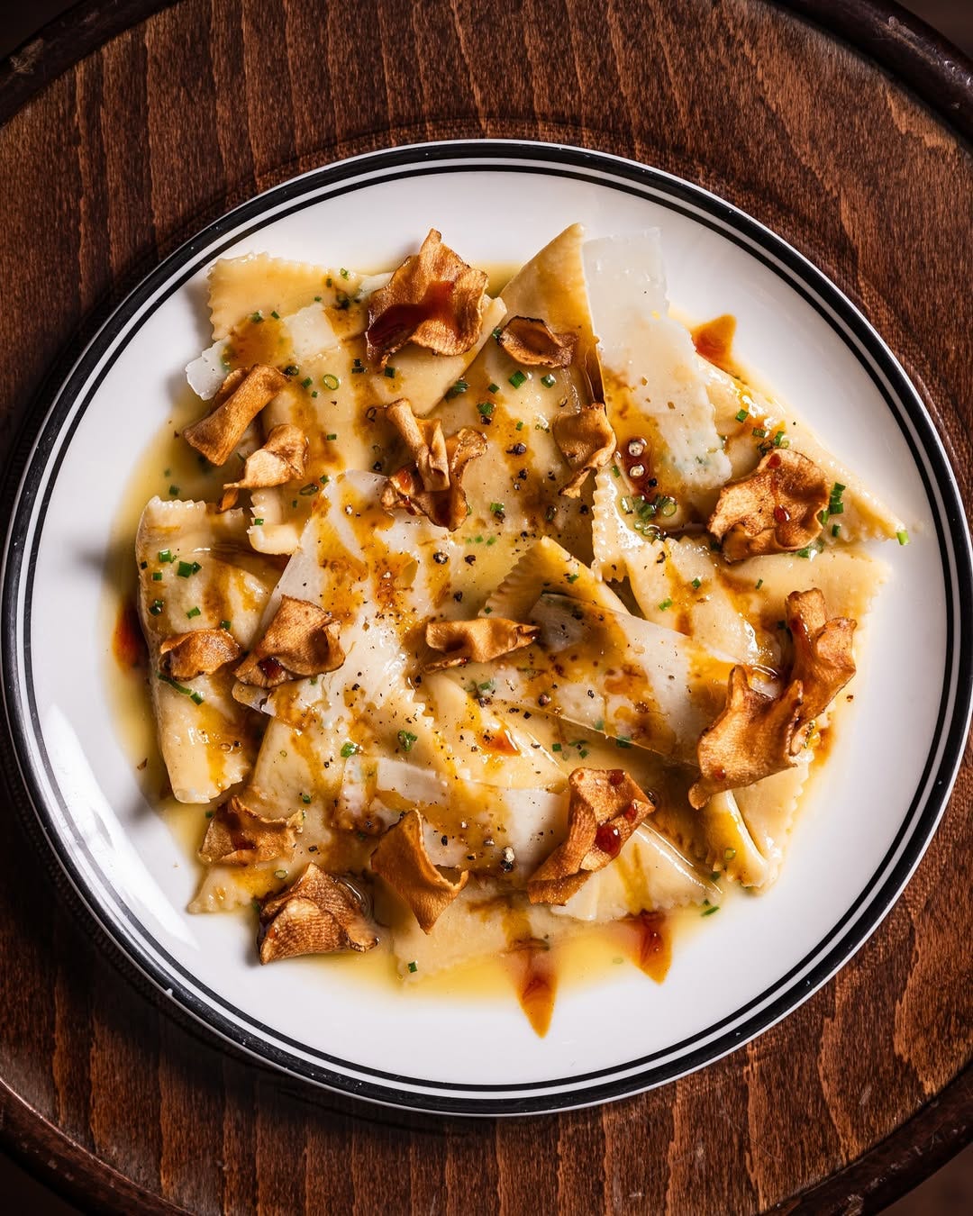 Ragazzi’s Jerusalem artichoke ravioli