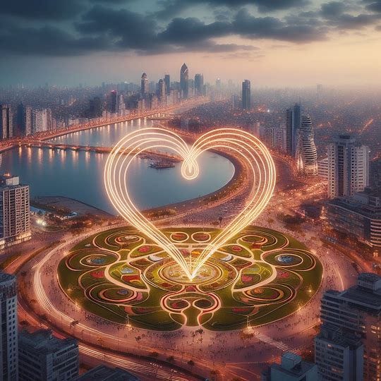 DISEÑA UN CORAZON EN EL MURMULLO GIGANTE DE LIMA PERU. Imagen 1 de 4