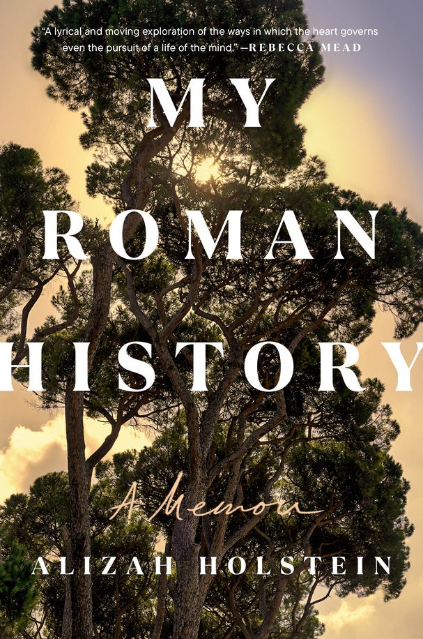 book cover my roman history alizah holstein