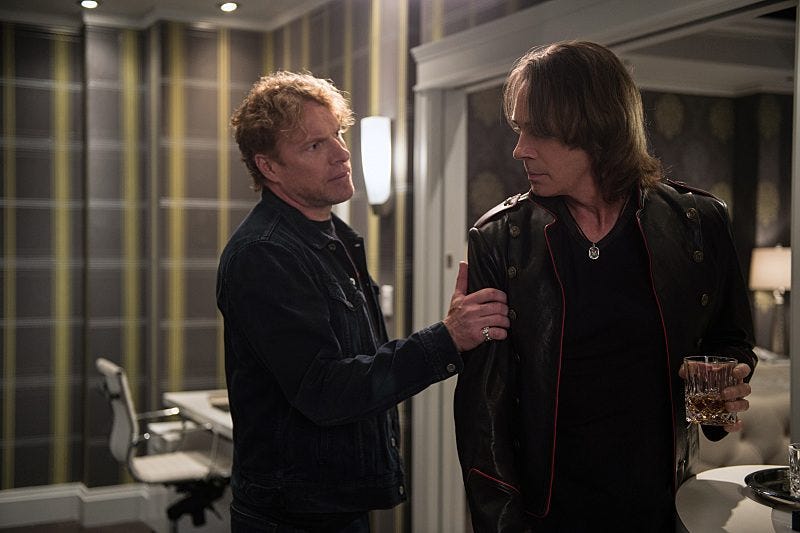 woody jeffreys with rick springfield on supernatural woody jeffreys with rick springfield on supernatural