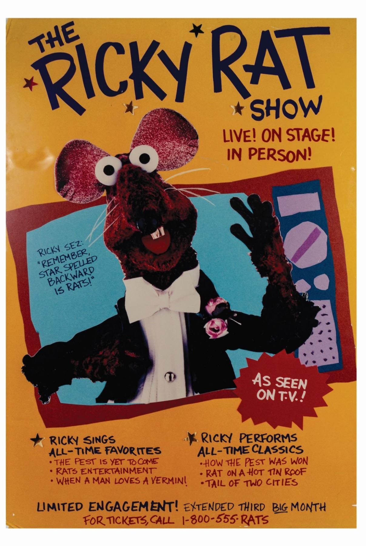 Muppet*Vision 3D Attraction Poster Prop. - Van Eaton Galleries Muppet*Vision 3D Attraction Poster Prop. - Van Eaton Galleries